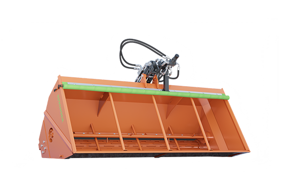 Tractor self-loading roller spreader